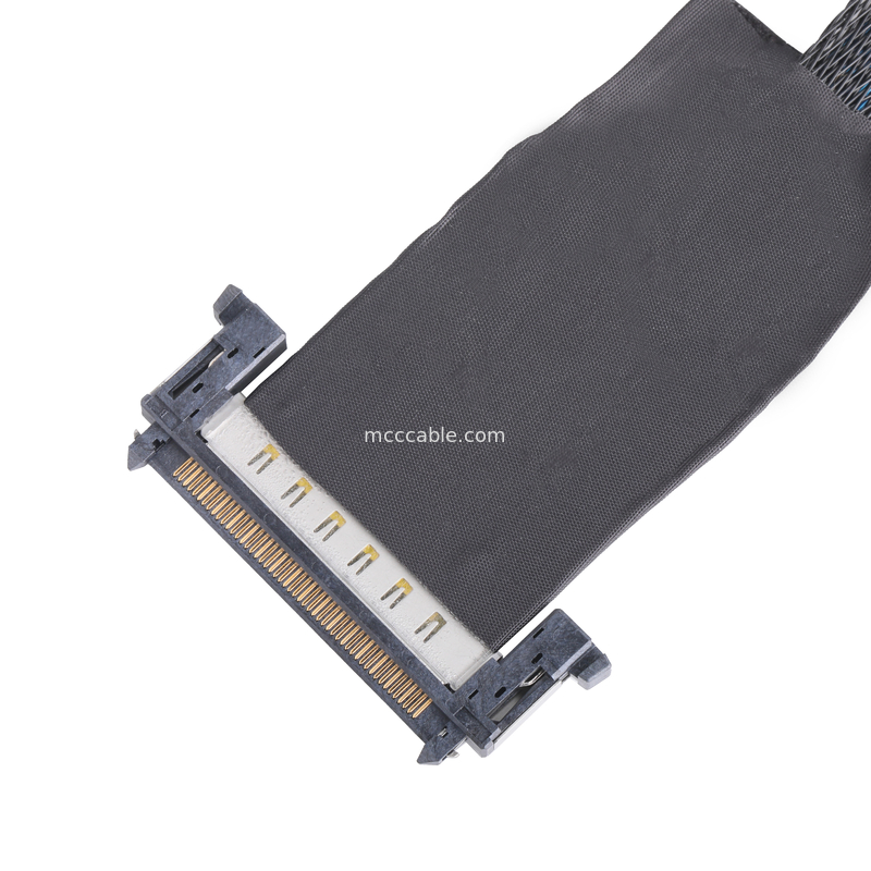 Seri JAE Coaxial LVDS EDP Cable Konektor AWG40 OD 0.35mm Dengan ROHS