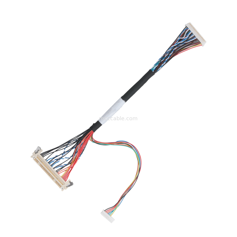 Kabel LVDS FI-X30HL 30P Untuk DF20A-40P Atau 9P HSG Kabel Koaksial Konektor OEM/ODM