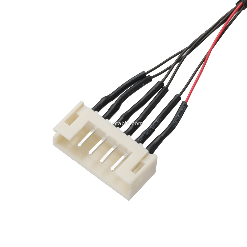 Kabel Tampilan LED JST B6B-PH-K-S-6P Ke JST 0.8-6P Konektor Tampilan LVDS Kabel Kombinasi Disesuaikan