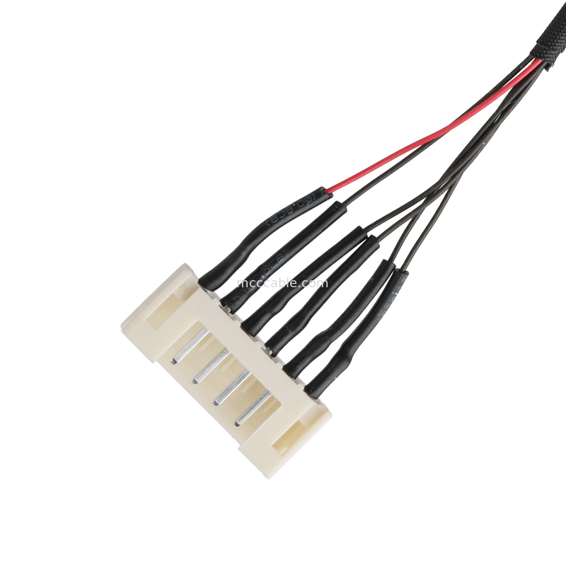 Kabel Tampilan LED JST B6B-PH-K-S-6P Ke JST 0.8-6P Konektor Tampilan LVDS Kabel Kombinasi Disesuaikan