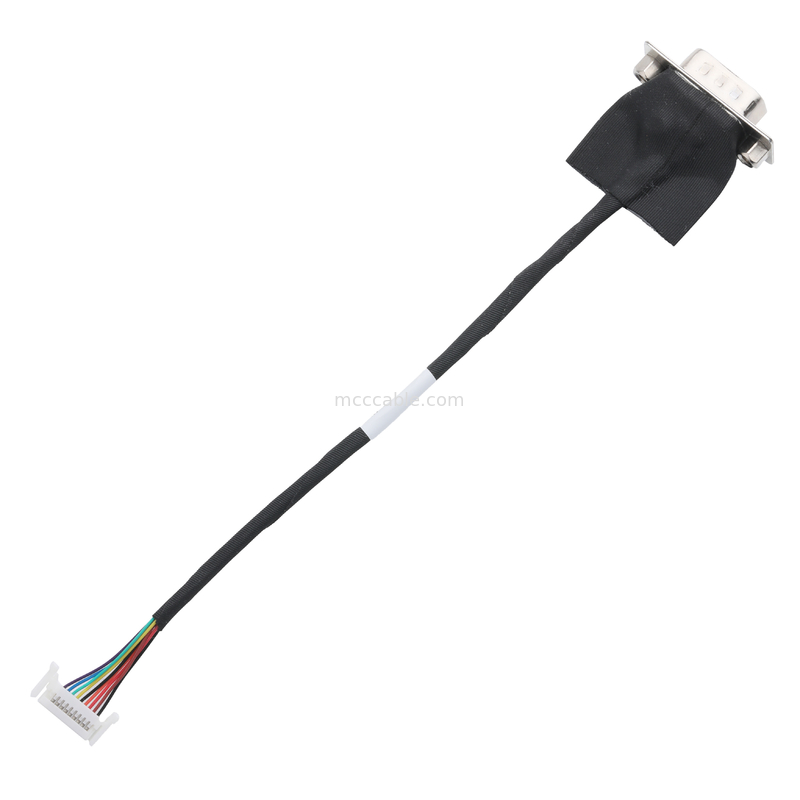 DB-9Pin LVDS Kabel Majelis D-SUB-9P Pria Solder ke TU1.0 20Pin TU1002HN0-20 Wire Connector OEM / ODM
