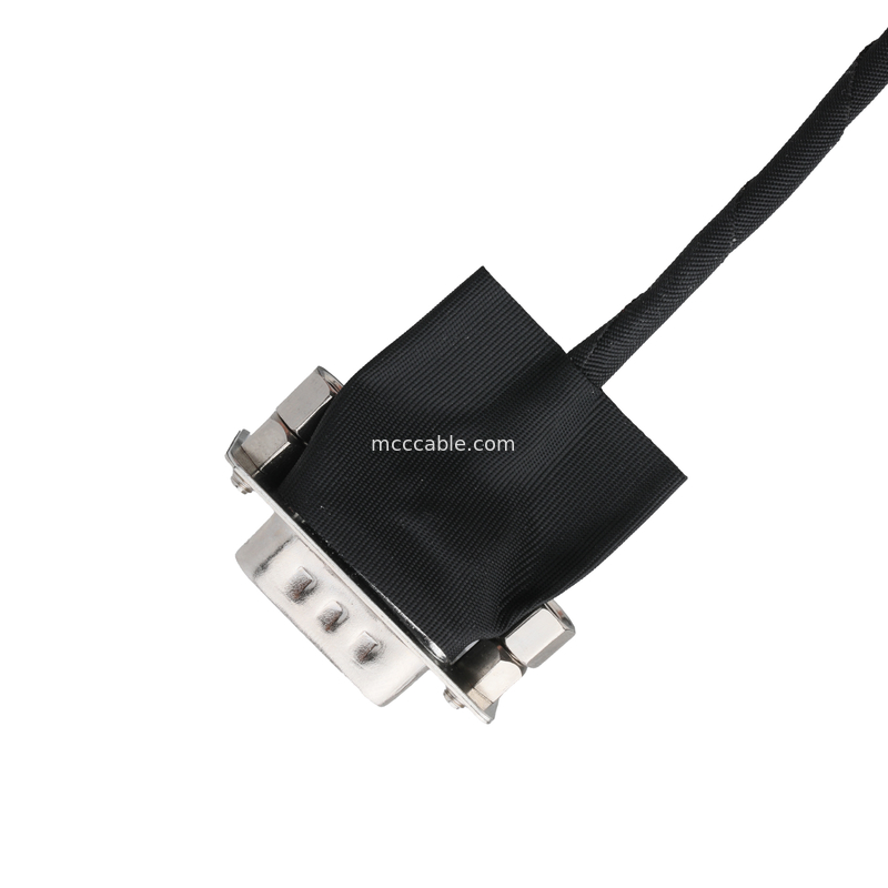 DB-9Pin LVDS Kabel Majelis D-SUB-9P Pria Solder ke TU1.0 20Pin TU1002HN0-20 Wire Connector OEM / ODM