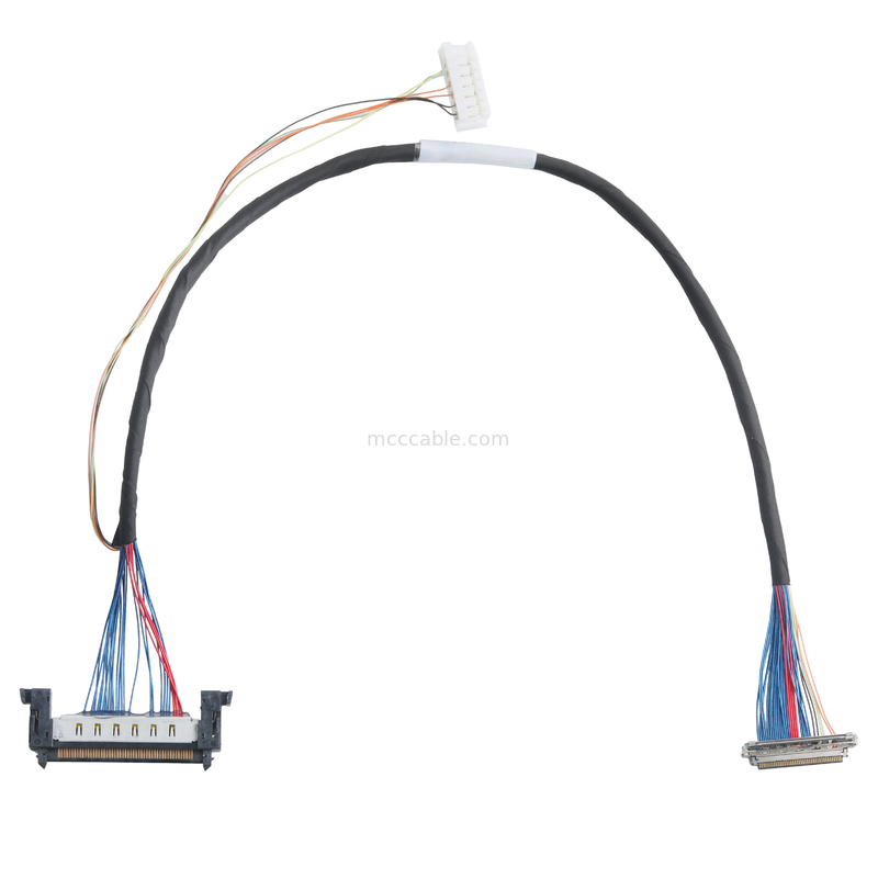 JAE FI-RE51-HL dan JST EHR-7 hingga 20679-040T-01 Kabel LVDS EDP Kabel Mikrokoaxial