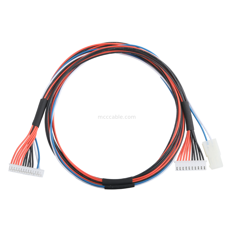 HSG PHR-14Pin ke PHR-8Pin dan PHR-7Pin kabel sirkuit khusus UL2464 28AWG kabel OEM / ODM