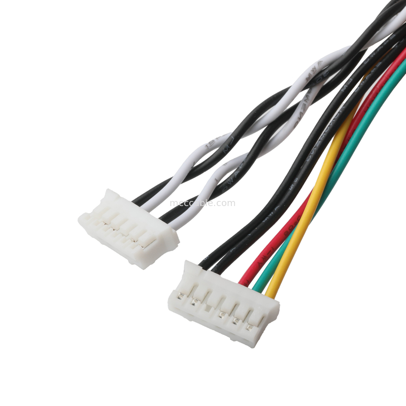 D-SUB-9Pin MALE ke JST PHR-6 dan PHR-6 Konektor Custom Kabel Assembly D-SUB Harness Kabel Assemblies