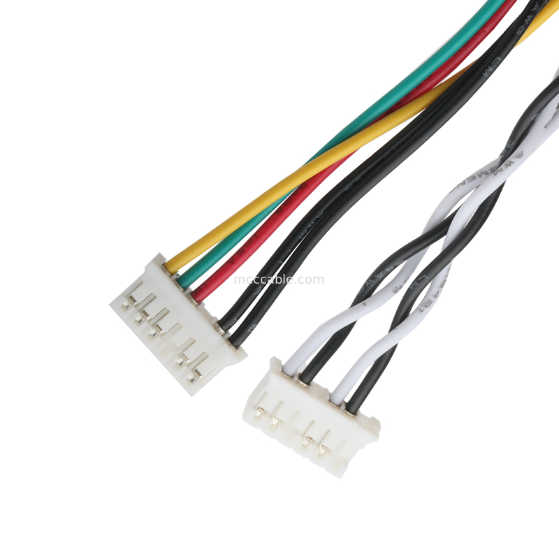 D-SUB-9Pin MALE ke JST PHR-6 dan PHR-6 Konektor Custom Kabel Assembly D-SUB Harness Kabel Assemblies