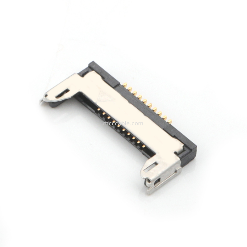 20345-010T-32R 20347-310T-12R 0,5 mm pitch, Konektor mikro-koaksial tipe perkawinan horizontal