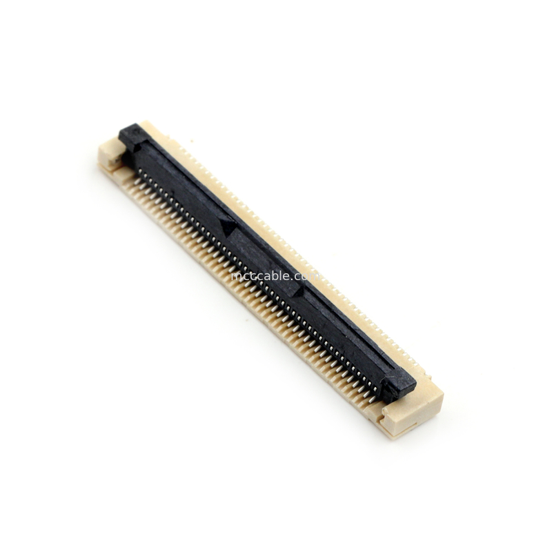 FFC&FPC 45Pin 0.5mm Pitch LVDS EDP Board Connector untuk Kabel Fleksibel Flat