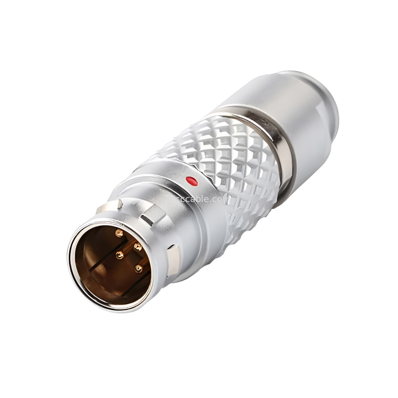 B Series Push Pull Circular Connector Multi-core tipe 2 ~ 32 core welding needle core (lurus atau bersudut)