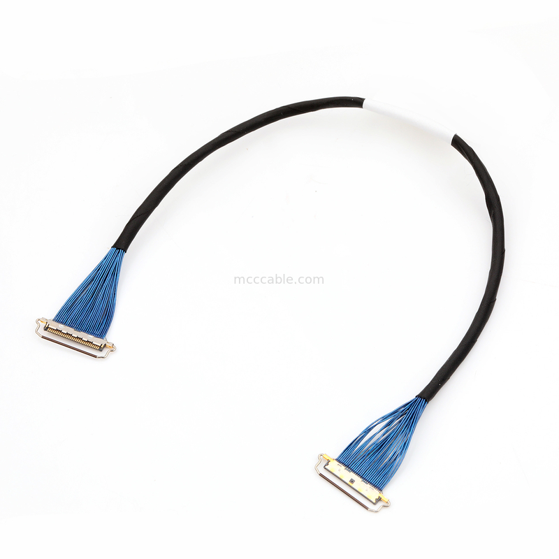 DF81-30P-LCH Micro Coaxial Cable Connector Warna Kuning Muda Merah