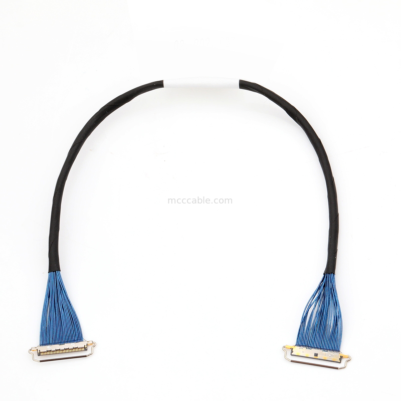 DF81-30P-LCH Micro Coaxial Cable Connector Warna Kuning Muda Merah