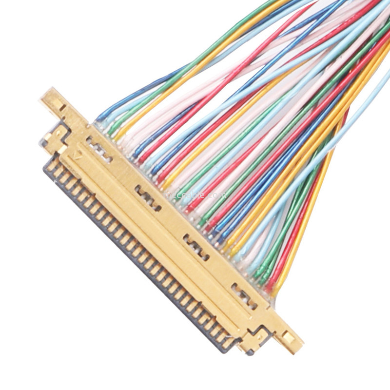 Tipe-C USB 3.0 TO 20453-230T-03 Kabel yang dibuat untuk mengukur konektor koaksial ke Micro USB