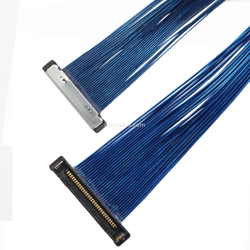 30 Pin EDP  Micro Coaxial Cable Assembly 20380-R30T-06 konektor layar lvds