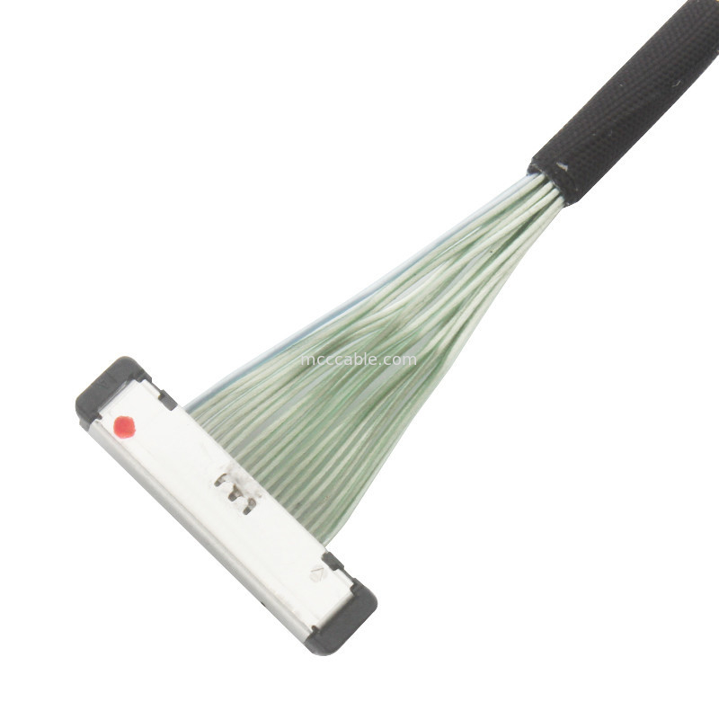 0.4mm Pitch 20380-R20T-06 Kabel Koaksial Mikro lvds kabel konektor 20P 0.4mm pitch