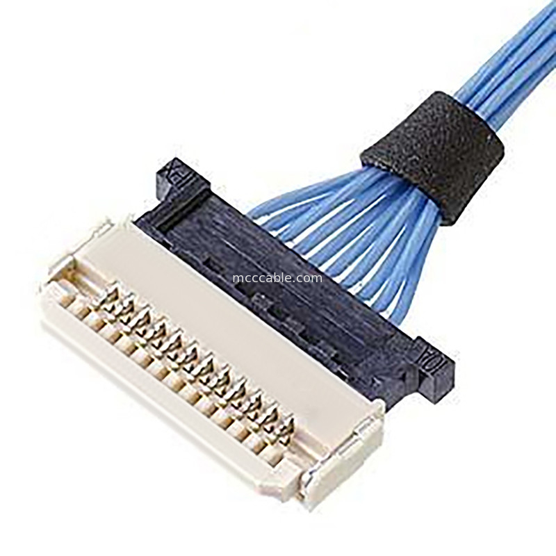 Kabel Koaksial Mikro Horizontal 0,5mm Pitch DW-5 20598-008T-02 Colokan 8 Pin