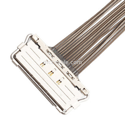 0.4mm Pitch LVDS EDP Cable  20679-20p konektor layar Micro Coaxial lvds