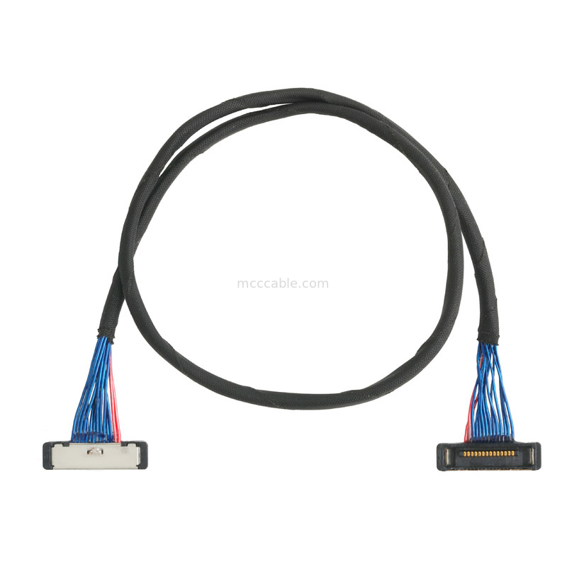 Kabel Koaksial Mikro 20380 Konektor 20380-R14T-06 0.4mm Pitch 14P konektor