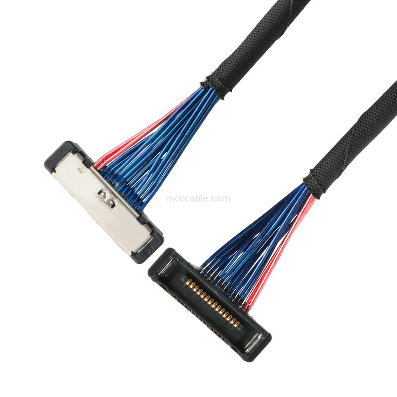 Kabel Koaksial Mikro 20380 Konektor 20380-R14T-06 0.4mm Pitch 14P konektor