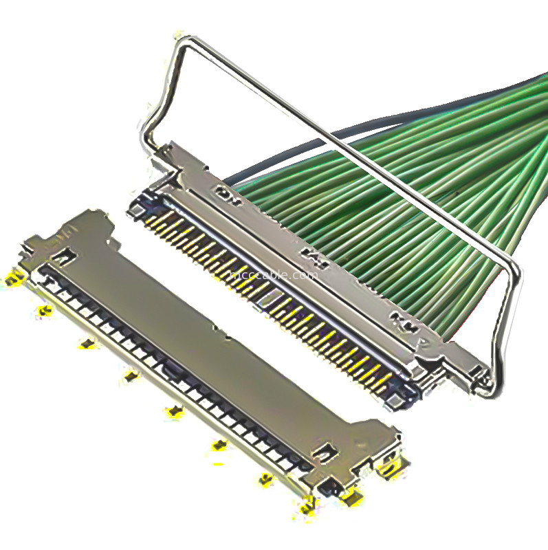 Kabel 40P Tanpa Tutup 20978-040T-01 40pin konektor lvds 0,25 mm pitch, Jenis pasang horizontal