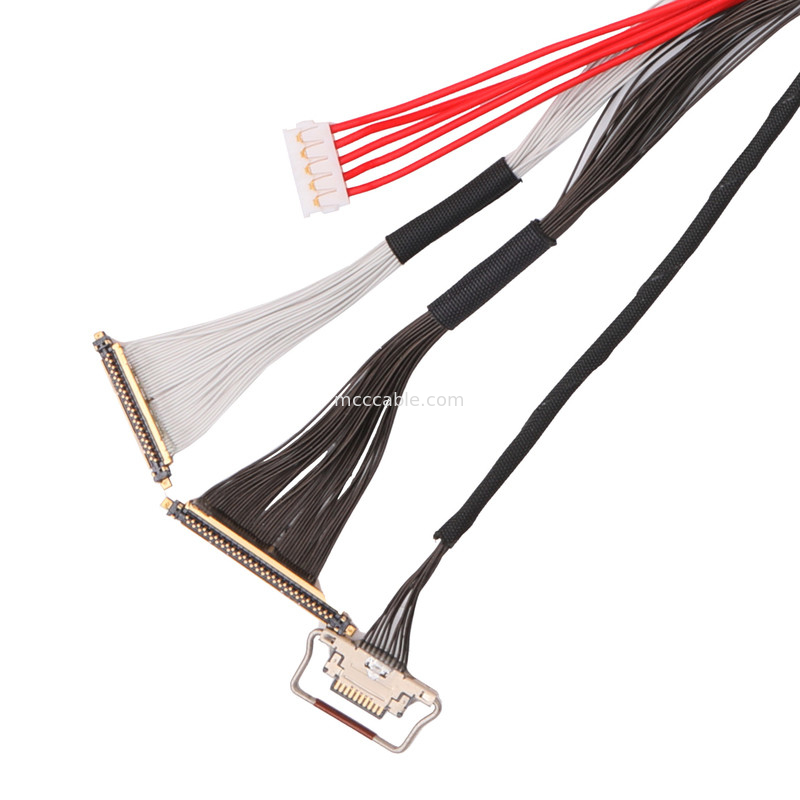 Pitch 0.25mm 20531-034T-01 Untuk 20633-210T-02S 0.25 mm kabel kustomisasi
