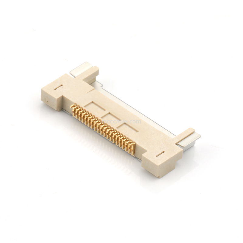 Kabel LVDS 20143-020E-20F Konektor kabel udara mikro koaksial 0.5mm Pitch Untuk peralatan elektronik