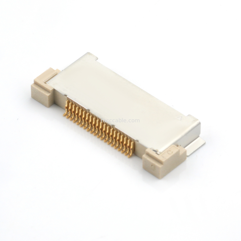 Kabel LVDS 20143-020E-20F Konektor kabel udara mikro koaksial 0.5mm Pitch Untuk peralatan elektronik