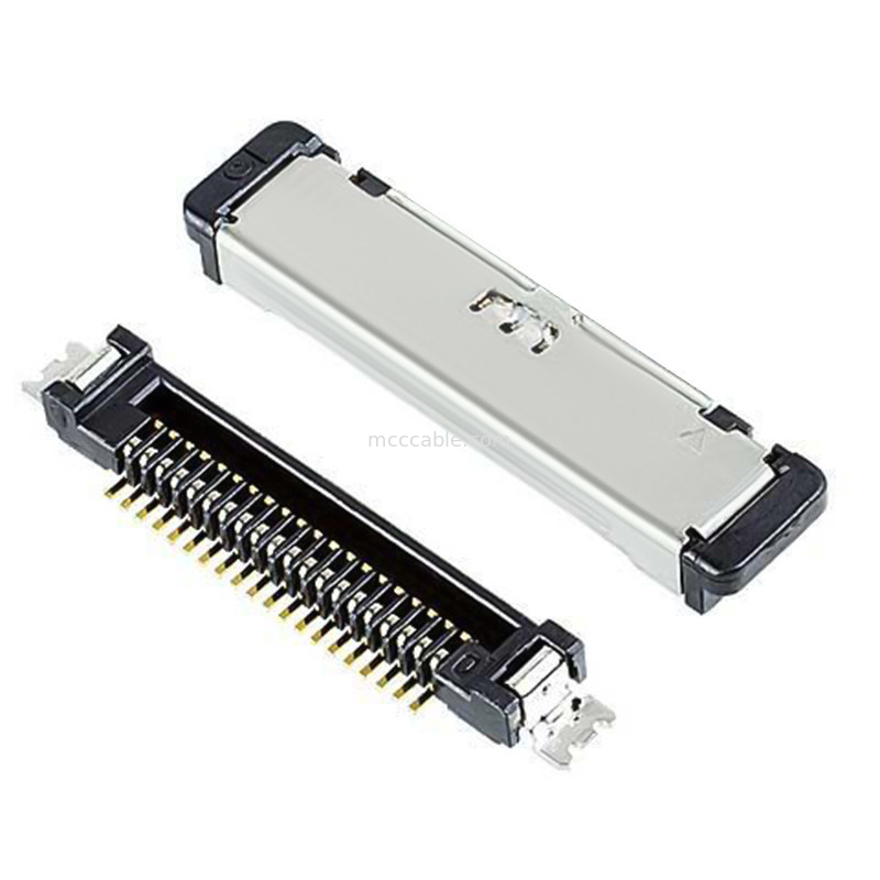 SS 20380-R20T-06 Receptacle Plug konektor kabel koaksial mikro lvds 20 pin kabel konektor