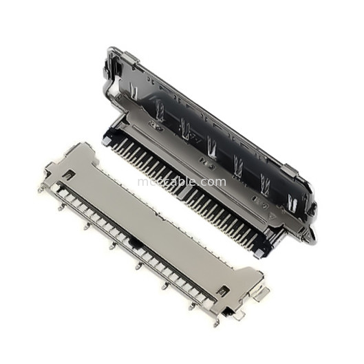 jenis konektor lvds 40 pin konektor lvds 20977-040T 040E 01 Tipe kawin horisontal Konektor mikro-koaksial