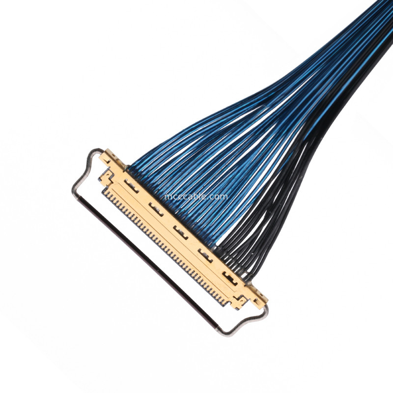20633-250T-01S 50P 0.4mm pitch Jenis pasang horizontal Konektor mikro-koaksial dengan kunci mekanis