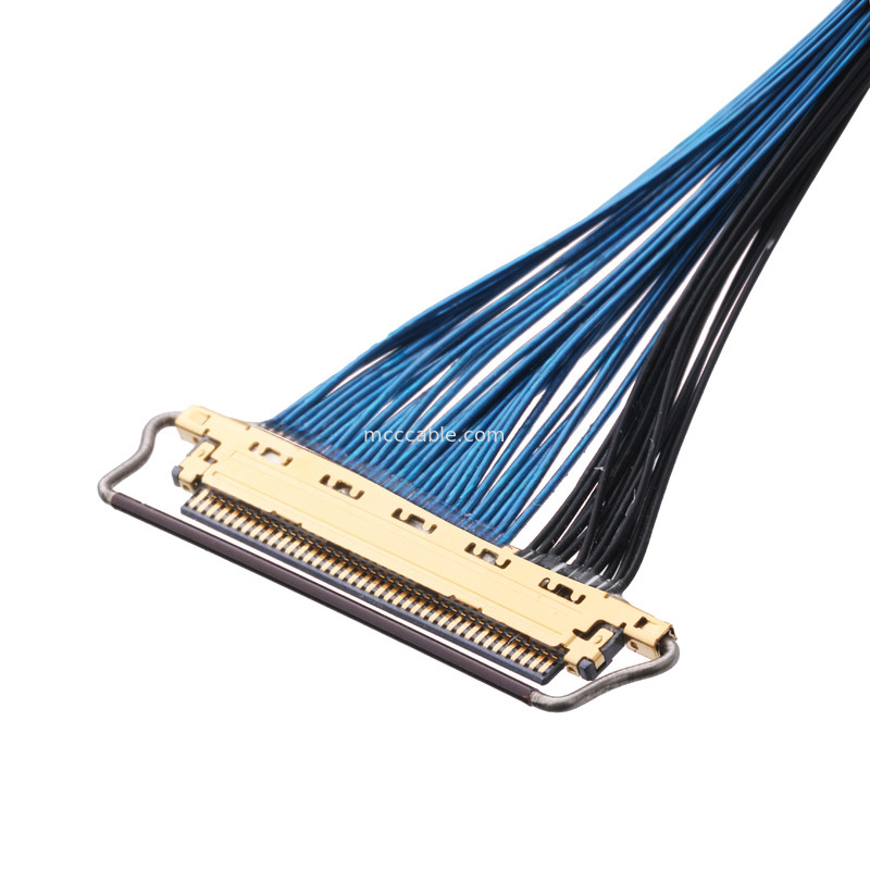 20633-250T-01S 50P 0.4mm pitch Jenis pasang horizontal Konektor mikro-koaksial dengan kunci mekanis