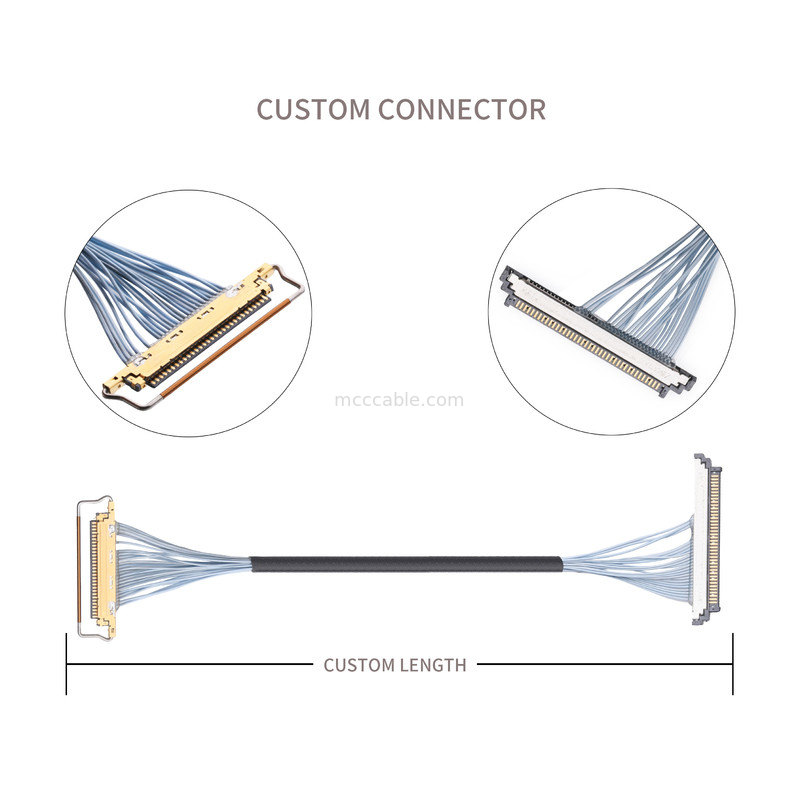 Konektor IDC Kabel Coaxial Mikro Koaksial Ekstra Halus KEL SSL20-40SB KE SSL20-40SB