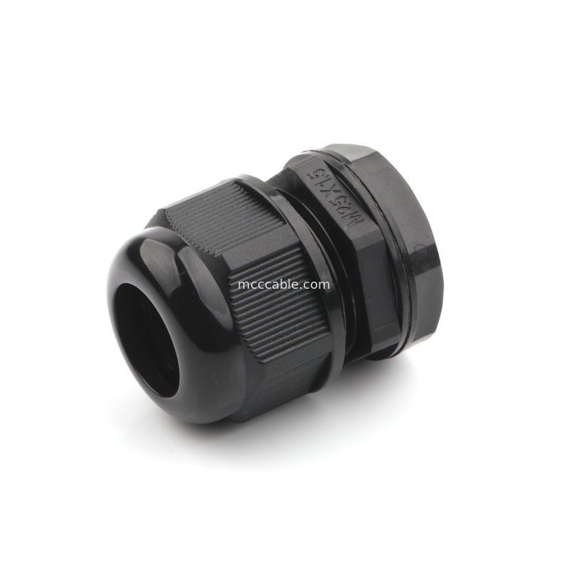 M25 Shell konektor tahan air industri dengan 3Pin / 4Pin / 6Pin / 7Pin / 8Pin Mendukung pemrosesan kawat yang disesuaikan OEM / ODM