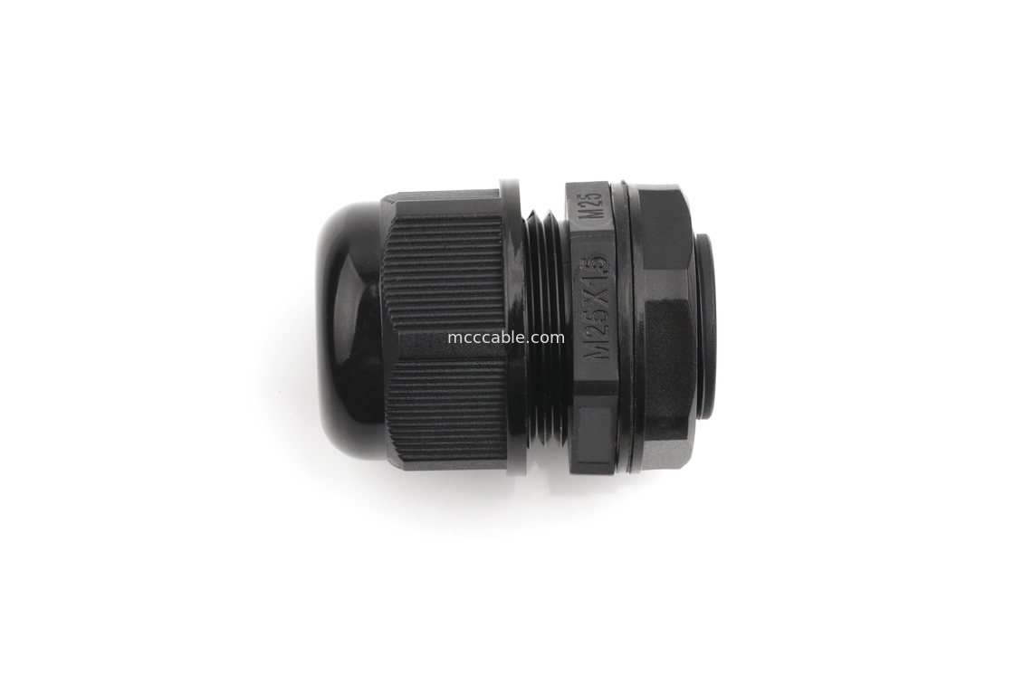 M25 Shell konektor tahan air industri dengan 3Pin / 4Pin / 6Pin / 7Pin / 8Pin Mendukung pemrosesan kawat yang disesuaikan OEM / ODM