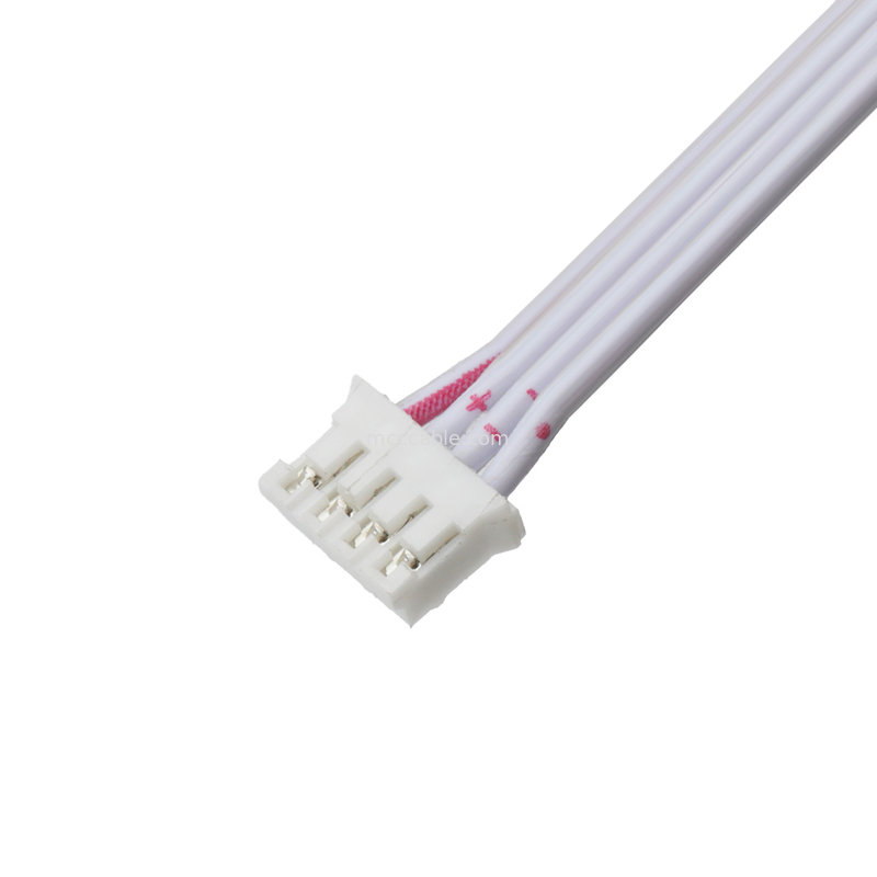 4 pin pria ke wanita kabel pita fleksibel datar konektor LHE untuk proyek audio teknik elektronik