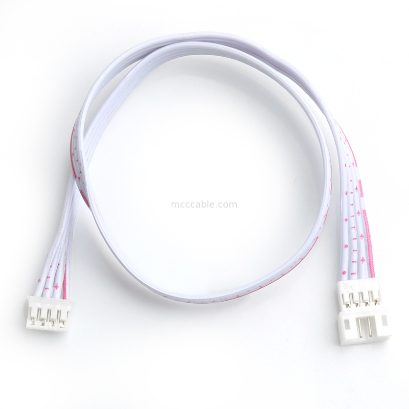 4 pin pria ke wanita kabel pita fleksibel datar konektor LHE untuk proyek audio teknik elektronik