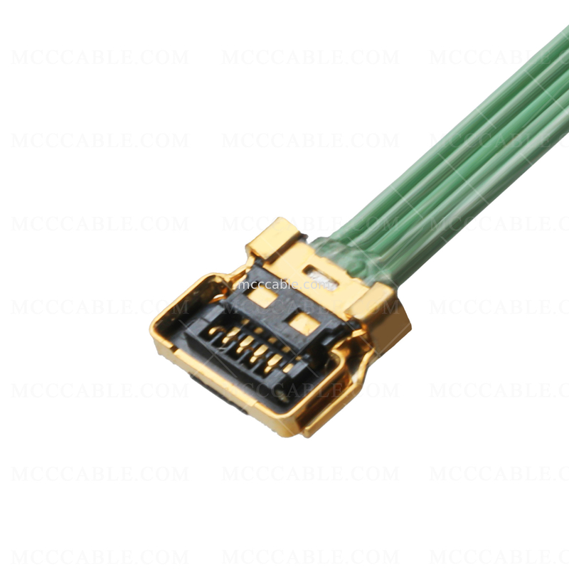 Lvds 5P Micro Coaxial Kabel 20380-R30t-060 30pin Untuk 20857-005t-01 5pin