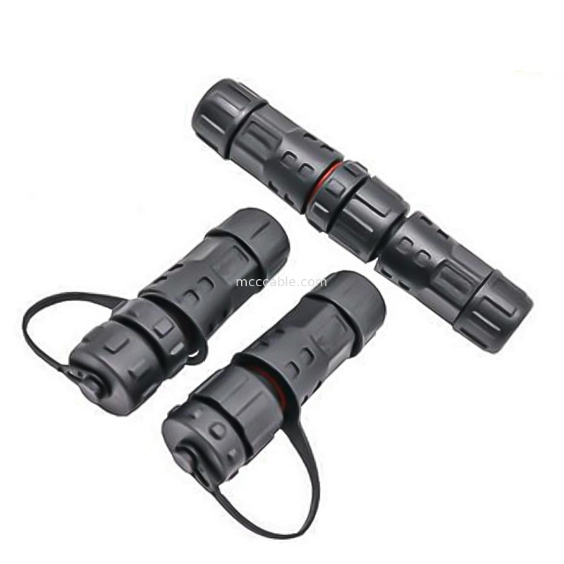 Kelas industri Waterproof 8 Pin Connector Bulat M12 Wanita Cable cetakan lvds tampilan konektor