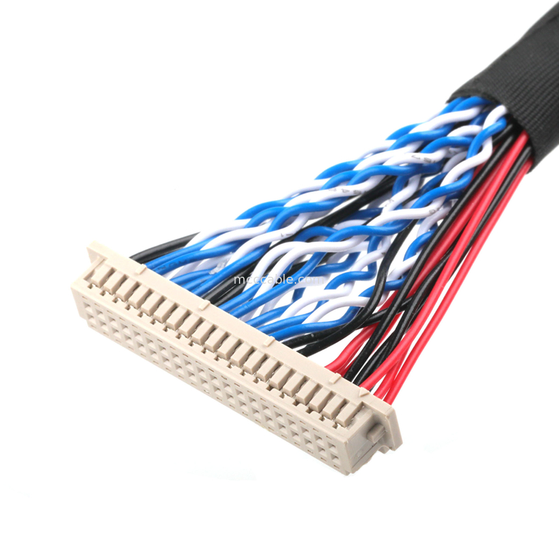 Kabel LVDS DF13-4008-1.250 10 ke FI-X30HL dan KW30-8P-10 800 Kabel Koaksial Konektor