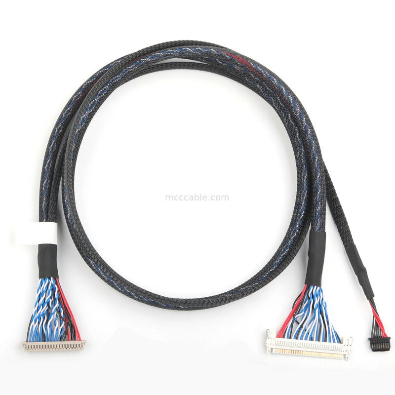 Kabel LVDS DF13-4008-1.250 10 ke FI-X30HL dan KW30-8P-10 800 Kabel Koaksial Konektor