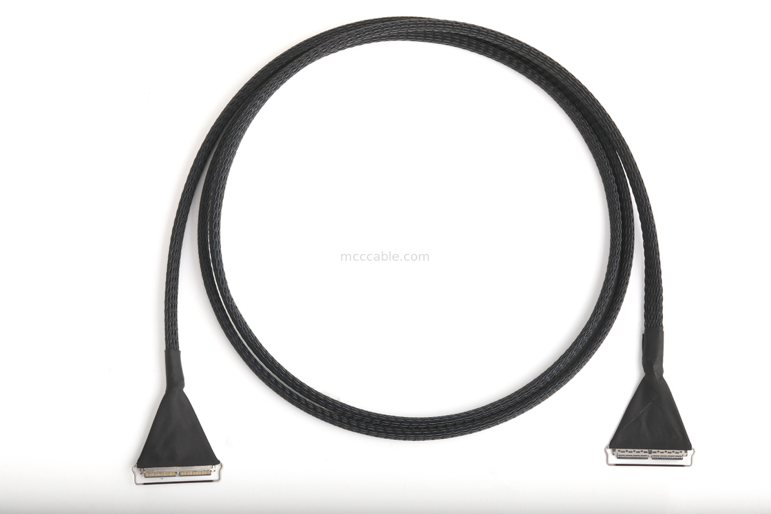Kabel Mikrokoaxial 40-pin, Pitch 0,4mm, Dual-Shielded untuk EDP/LVDS