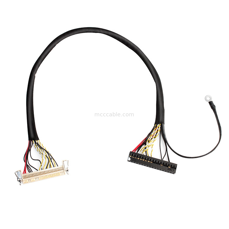 Perakitan Kabel 30 Pin LVDS, Kabel Lvds 51 Pin FI X30HL-B Untuk Panel Lcd