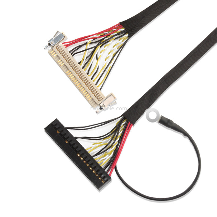 Perakitan Kabel 30 Pin LVDS, Kabel Lvds 51 Pin FI X30HL-B Untuk Panel Lcd