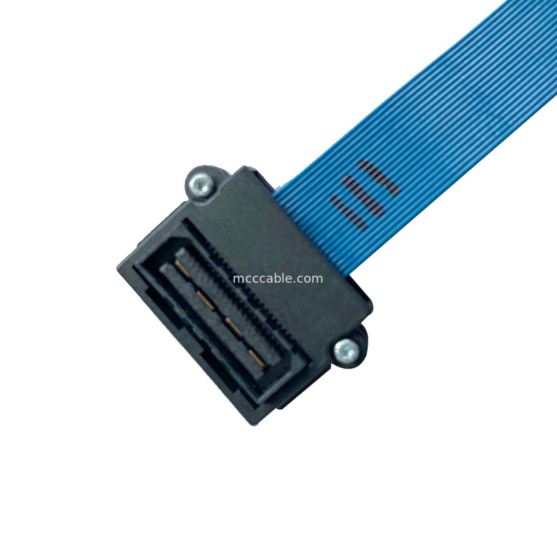 Kustom 0.50mm QSH 030 01 F D Samtec Kabel Kecepatan Tinggi konektor layar lvds