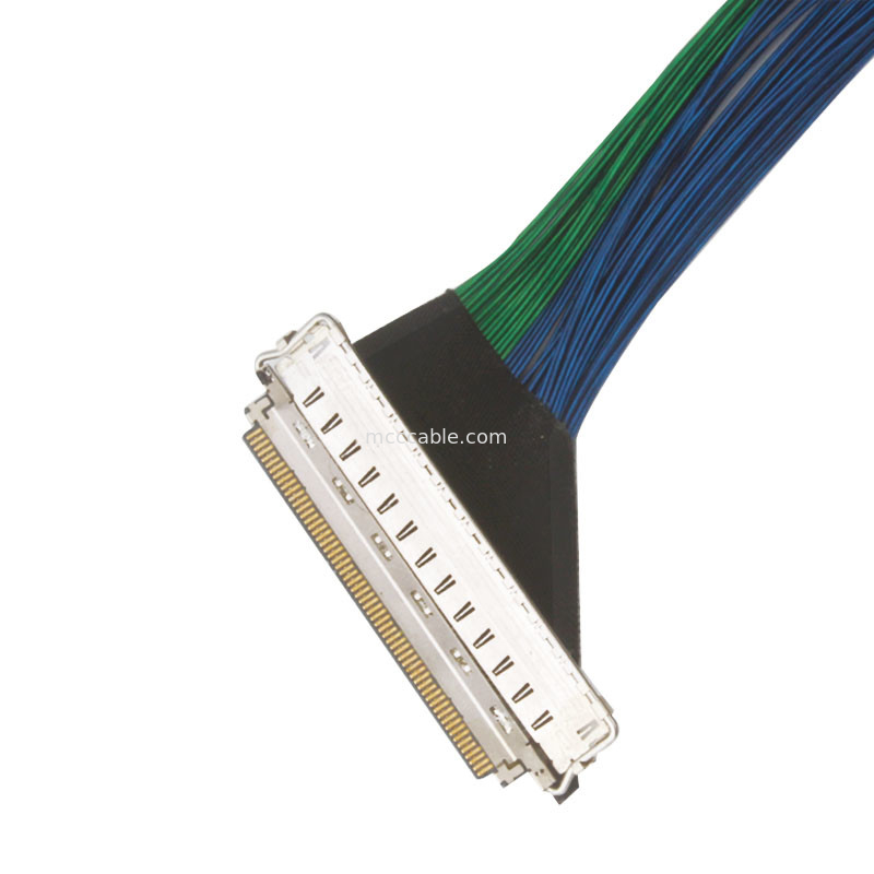 40P 20847 3427 20848 20849 20846 Kabel Koaksial Mikro 0.5mm Pitch 40Pin Untuk Sinyal Antarmuka Headset Vr