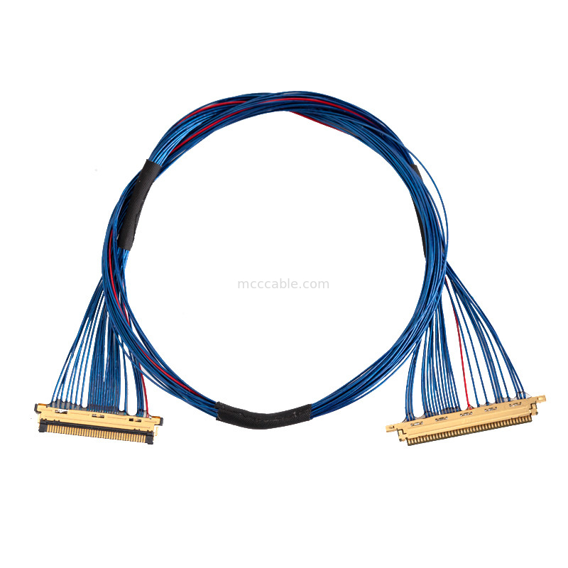 Lvds JAE Micro Coaxial Cable FI-JT40C CSH1 Untuk HD1P040MA1 Untuk Kacamata VR