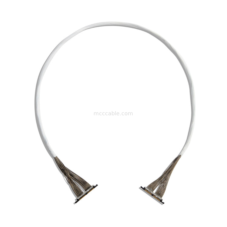 0.3mm Micro Coaxial Cable DF56 26P 0.3SD Untuk konektor kamera drone dan koneksi mekanis