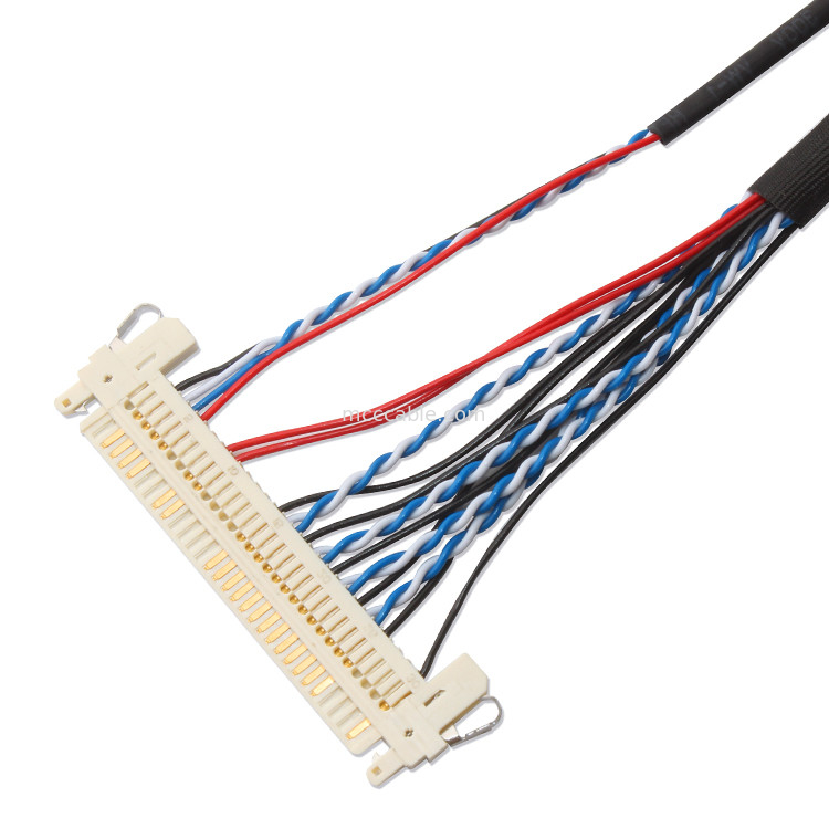 Kawat Kustom Harness FI S20S 20pin, Kabel Display Lvds Pitch JAE 1,25 Mm