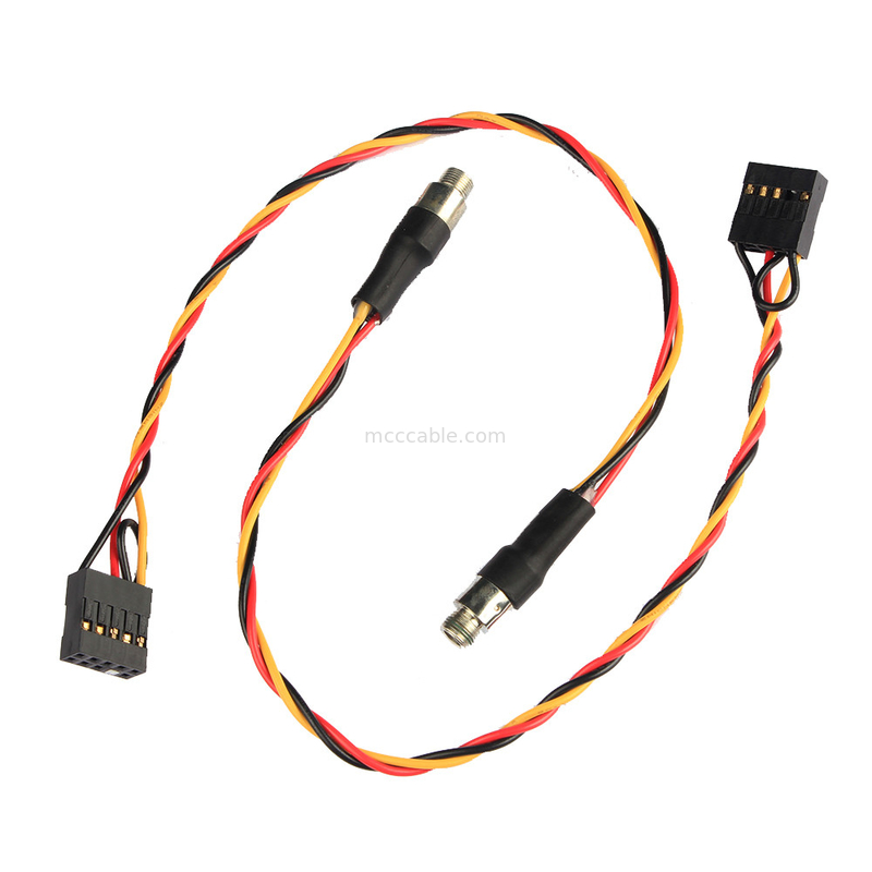 Molex 22 55 2101 Custom Cable Harness 2.54mm Pitch 3.5mm Panel Mount Jack Audio