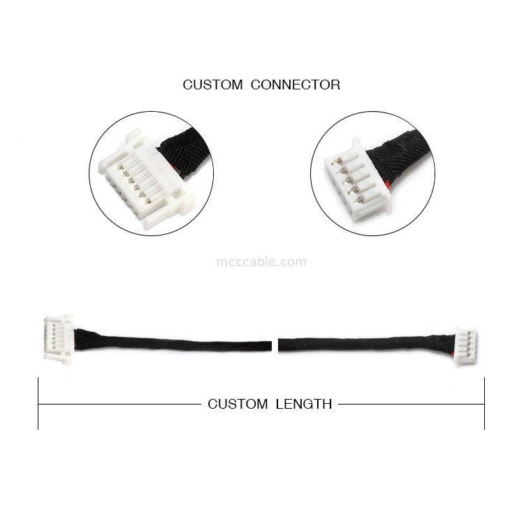 JST Wire Harness SHJP-06V-S (HF) 6pin Ke Molex 51021-0500 5pin FCII LED Driver