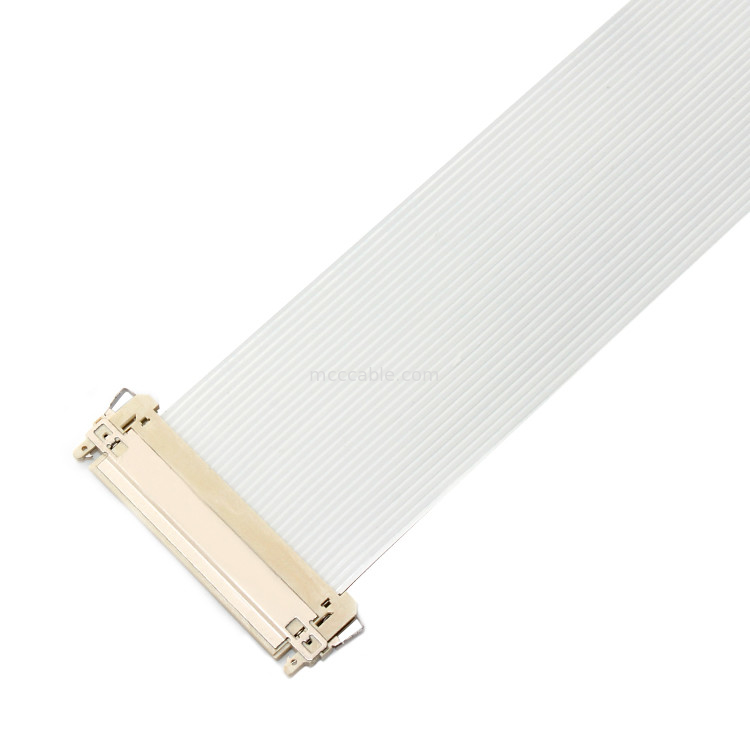 FI X30HL FFC FPC Cable, LVDS FFC Cable JAE Untuk Layar Monitor LCD